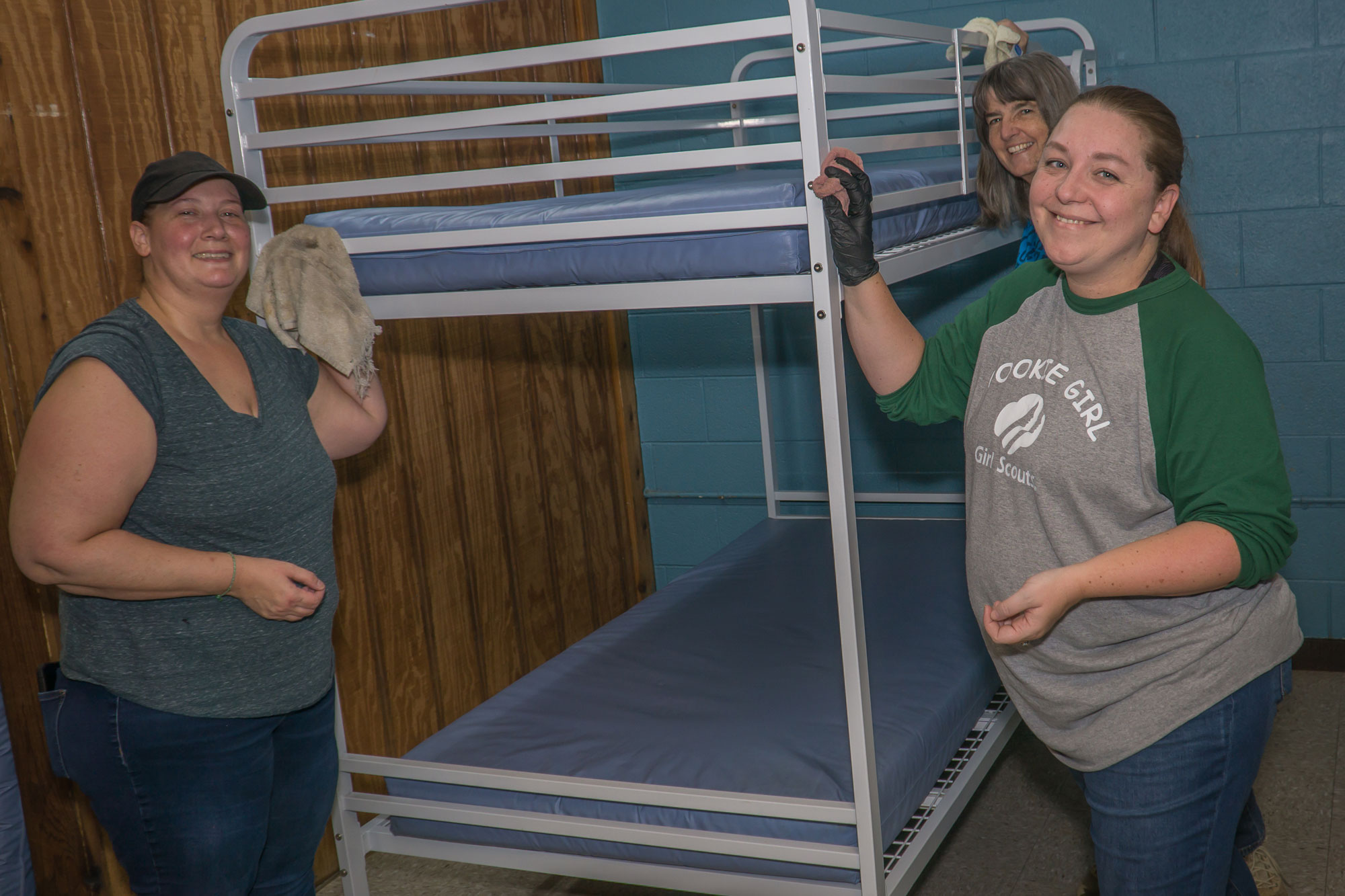 Volunteers spruce up Tremont's dormitory