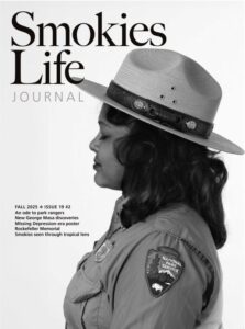 Linda Parson’s poem “Beyond” led the cover feature for the fall 2025 issue of Smokies Life Journal, which celebrated park rangers through poetry and photography. Image courtesy of Smokies Life.